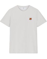 Maison Kitsuné - Fox Head Regular Tee-Shirt - Lyst