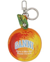 Ganni - Multicolour Recycled Leather Key Holders - Lyst