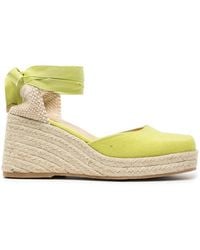 Castañer - Castañer Tina Raffia Wedge Espadrilles - Lyst