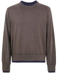 Sacai - Cotton Cashmere Knit Pullover - Lyst