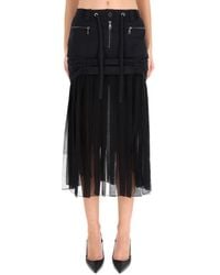 Dolce & Gabbana - Dolce & Gabbana Silk Cotton Skirt - Lyst
