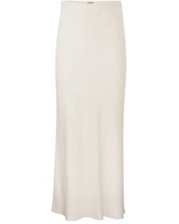 Brunello Cucinelli - Fluid Bias-Cut Maxi Skirt For - Lyst