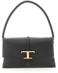 Tod's - Flap Bag T Timeless Calfskin Shoulder - Lyst