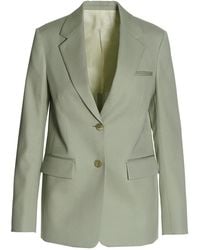 Lanvin - Wool Single Breast Blazer Jacket - Lyst