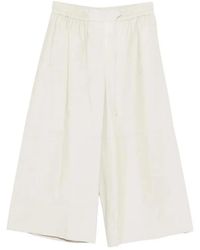 Yves Salomon - Leather Trousers With Drawstring - Lyst