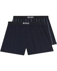 BOSS - 2-Pack Boxer Con Logo - Lyst