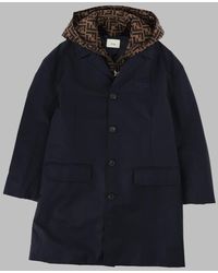 Fendi - Double Front Trench Coat - Lyst