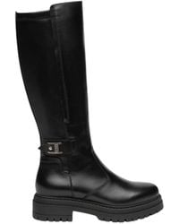 Nero Giardini - Leather And Technical Fabric Boots - Lyst