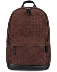 Bottega Veneta - Suede Backpack - Lyst