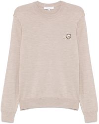 Maison Kitsuné - Bold Fox Head Wool Jumper - Lyst