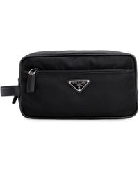 Prada - Recycled Polyamide Mini Beauty Case - Lyst