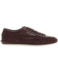 Dolce & Gabbana - Lipari Logo-Detail Suede Sneaker - Lyst