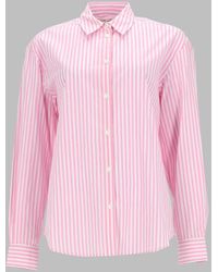 MC2 Saint Barth - Striped Cotton Button-Up Shirt - Lyst