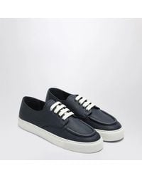 Prada - Baltic Hammered Leather Sneaker - Lyst