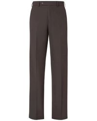 Fendi - Cigarette Wool Trousers Clothing - Lyst
