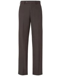 Fendi - Cigarette Wool Trousers Clothing - Lyst