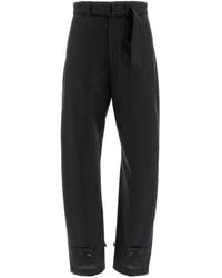 Lemaire - 'Curved Tailored' Pants - Lyst