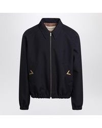 Valentino - Bomber Jacket With Vgold Pockets - Lyst