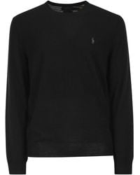 Polo Ralph Lauren - Slim-Fit Washable Wool Crew Neck Jumper - Lyst