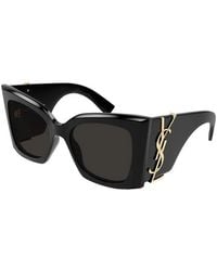 Saint Laurent - Oversized Square Acetate Sunglasses - Lyst