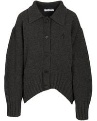 The Attico - Shirt Neck Cardigan - Lyst