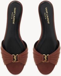 Saint Laurent - Babylone Slides - Lyst