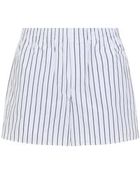 Ami Paris - Elasticated Cotton Shorts - Lyst