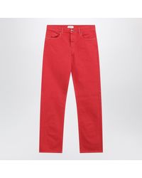 Versace - Straight-Leg Cotton Denim Jeans - Lyst