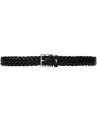 Ami Paris - Braided Paris Paris Cow-Leather Belt 30Mm - Lyst