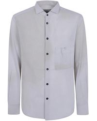 Ziggy Chen - Small Collar Pocket Shirt - Lyst
