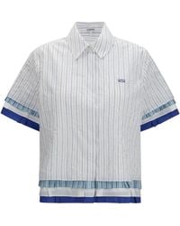 Loewe - Short-Sleeved Striped Shirt - Lyst