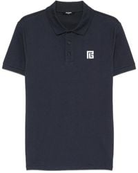 Balmain - Cotton Classic Short Polo - Lyst
