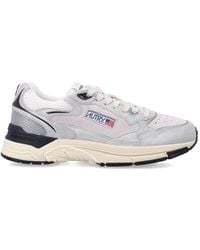 Autry - Hyperway Suede And Mesh Sneakers - Lyst