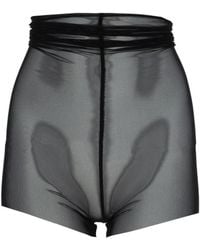 Rick Owens - Semitransparent Highwaisted Shorts - Lyst