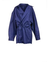 Balenciaga - Mini Shirt Style Dress - Lyst