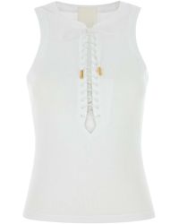 Givenchy - Stretch Cotton Tank Top - Lyst