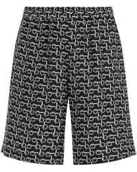 Burberry - Luxurious Silk Shorts - Lyst