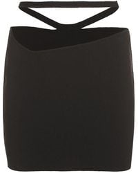 ANDREADAMO - Andreadamo Knitted Mini Skirt - Lyst
