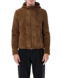 S.W.O.R.D - Eco-Shearling Hooded Jacket - Lyst