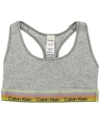 Calvin Klein - Logo Band Bralette - Lyst
