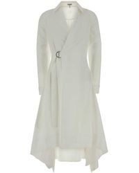 Loewe - Poplin Shirt Dress - Lyst