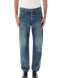 Saint Laurent - Loose Straight Jeans - Lyst