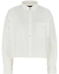 A.P.C. - Sophia Cotton Shirt - Lyst