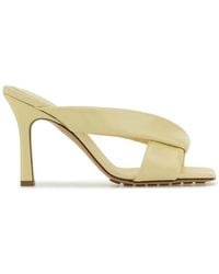 Bottega Veneta - Pastel Leather Riva Mules - Lyst
