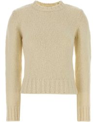 A.P.C. - Ivory Wool Court Sweater - Lyst