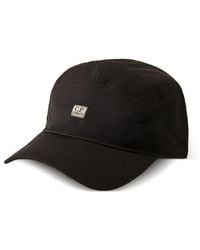C.P. Company - C.P.Company Baseball Cap With Logo Patch - Lyst