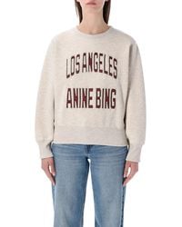 Anine Bing - Harry Shrunken Sweatshirt - Lyst