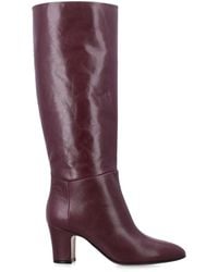 Alberta Ferretti - Alberta Ferretti Leather Knee Boots - Lyst