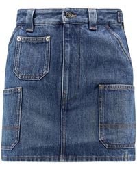 Givenchy - Mini Cargo Skirt - Lyst