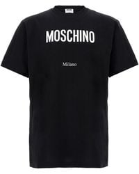 Moschino - Cotton Jersey T-Shirt - Lyst